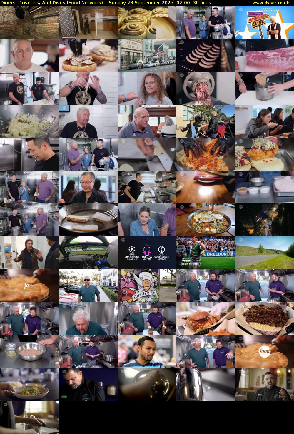 Diners, Drive-Ins, And Dives (Food Network) Sunday 28 September 2025 02:00 - 02:30