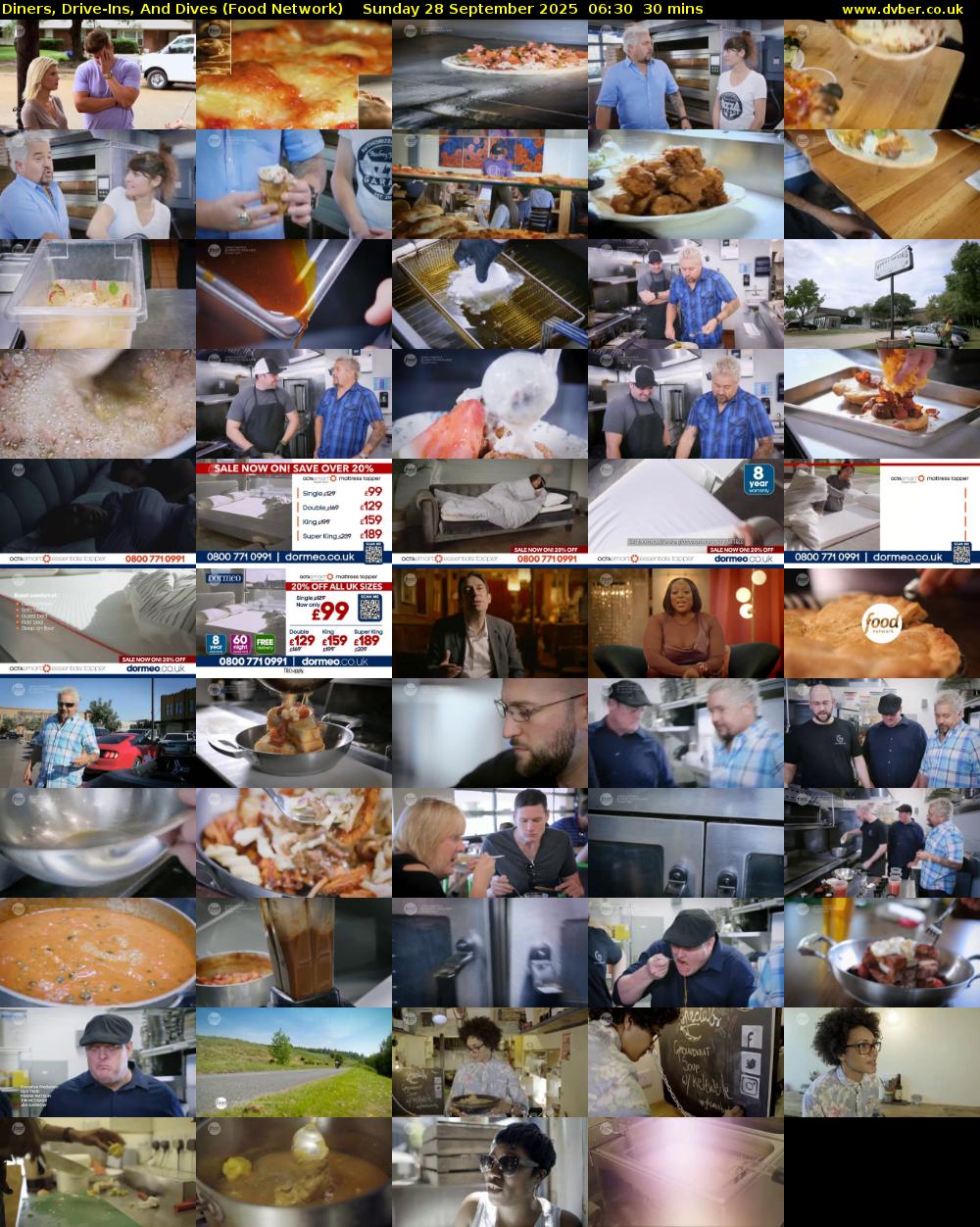Diners, Drive-Ins, And Dives (Food Network) Sunday 28 September 2025 06:30 - 07:00
