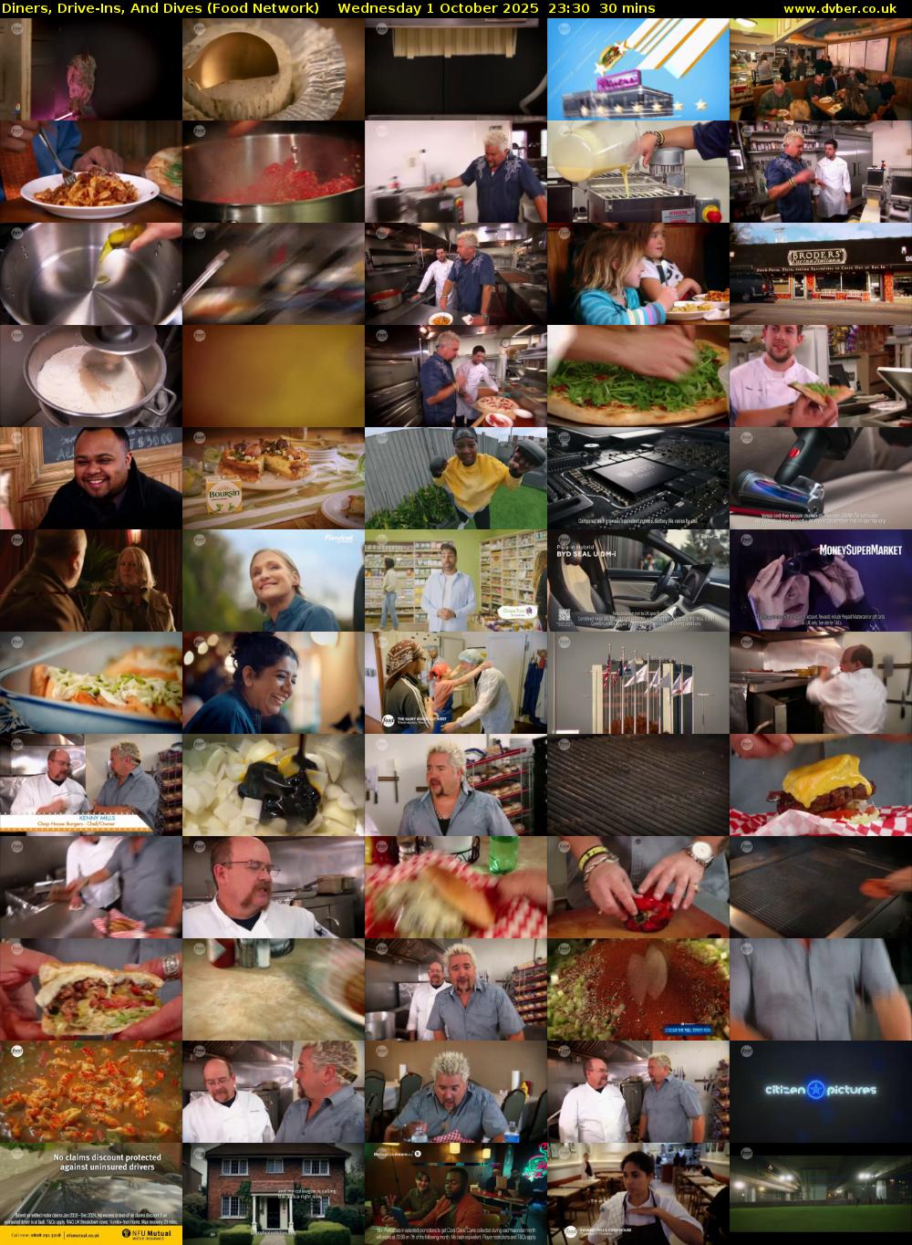 Diners, Drive-Ins, And Dives (Food Network) Wednesday 1 October 2025 23:30 - 00:00