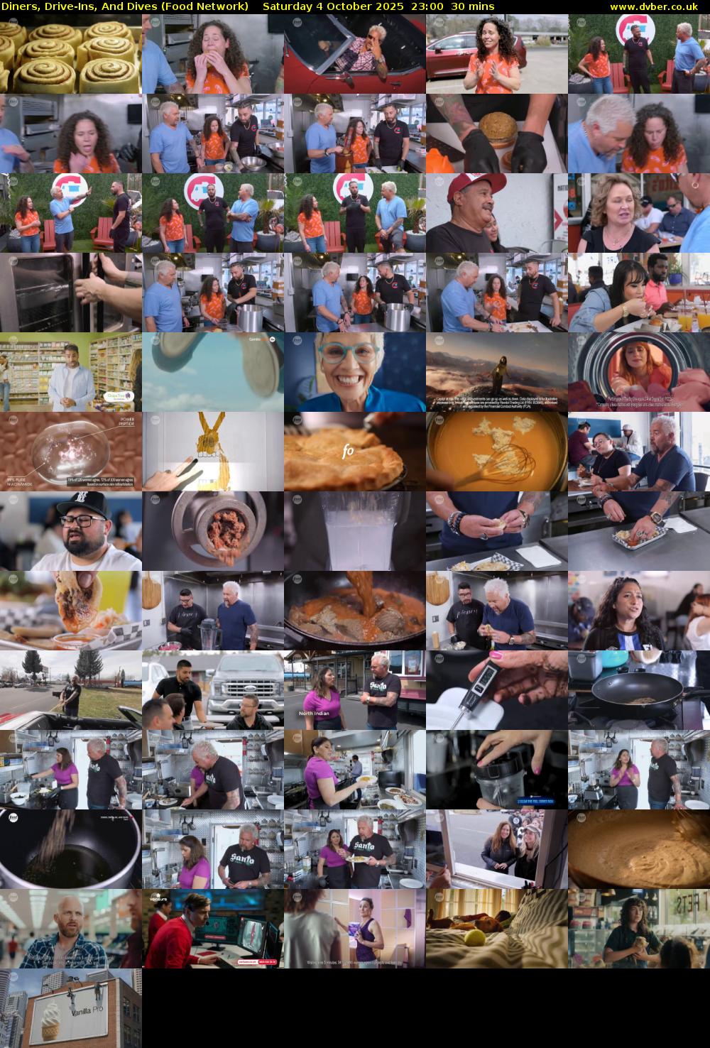 Diners, Drive-Ins, And Dives (Food Network) Saturday 4 October 2025 23:00 - 23:30
