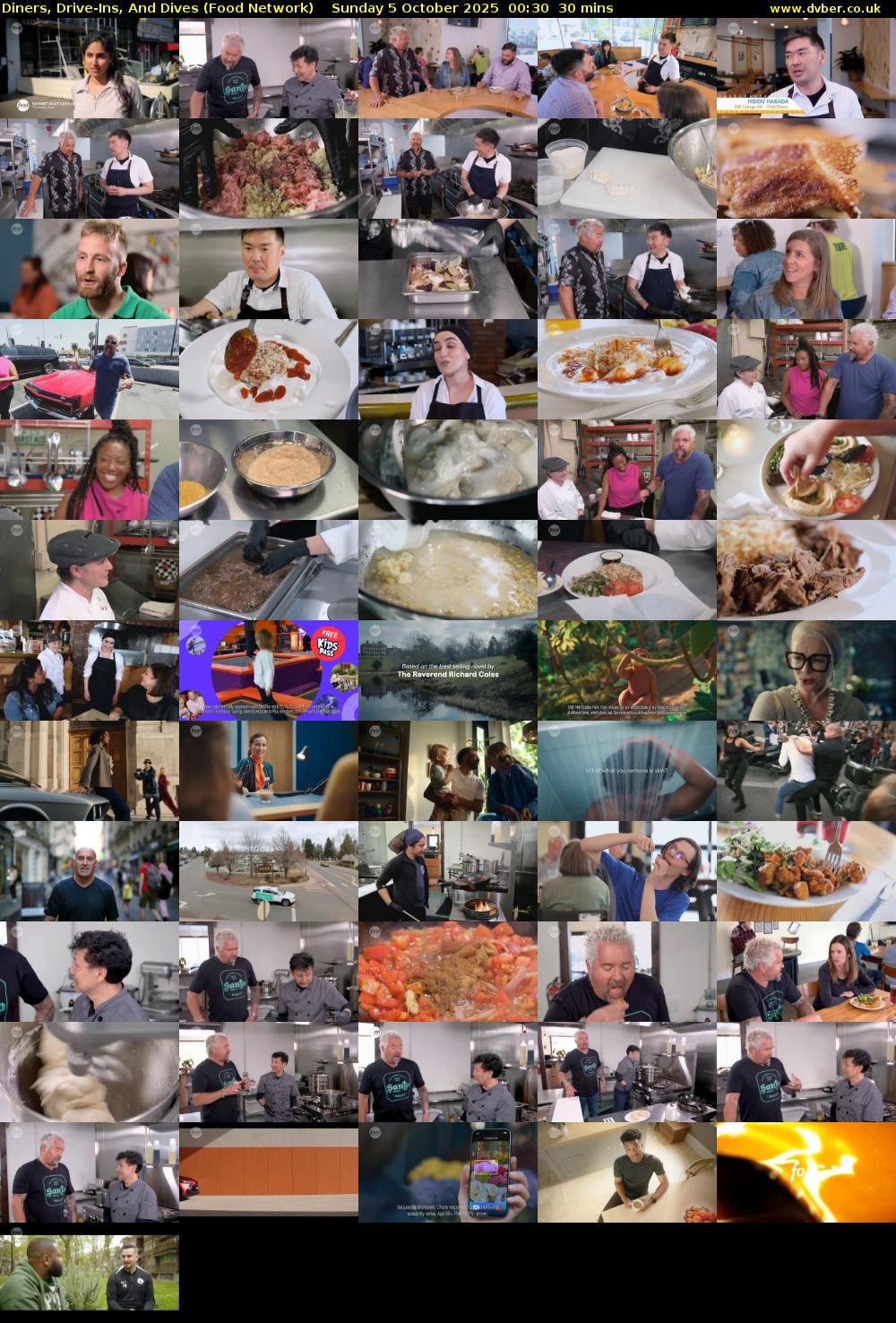 Diners, Drive-Ins, And Dives (Food Network) Sunday 5 October 2025 00:30 - 01:00