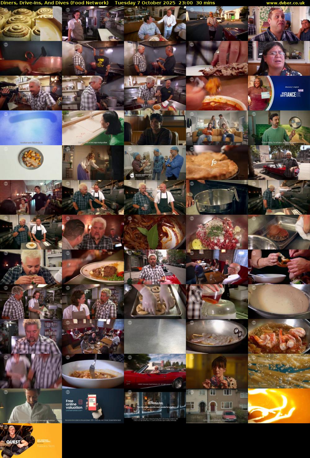 Diners, Drive-Ins, And Dives (Food Network) Tuesday 7 October 2025 23:00 - 23:30
