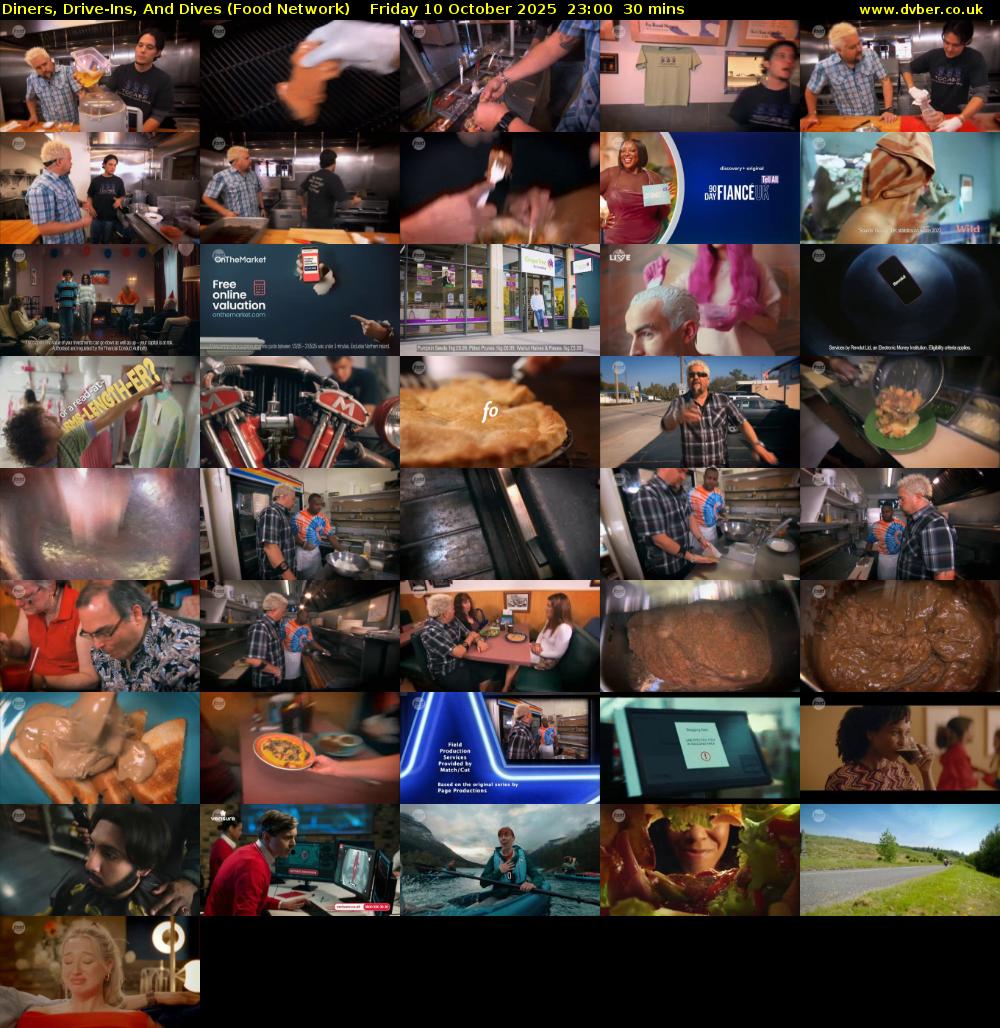 Diners, Drive-Ins, And Dives (Food Network) Friday 10 October 2025 23:00 - 23:30