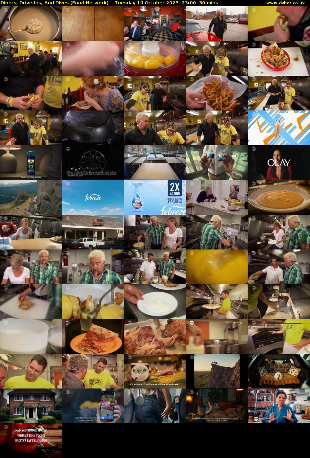 Diners, Drive-Ins, And Dives (Food Network) Tuesday 14 October 2025 23:00 - 23:30