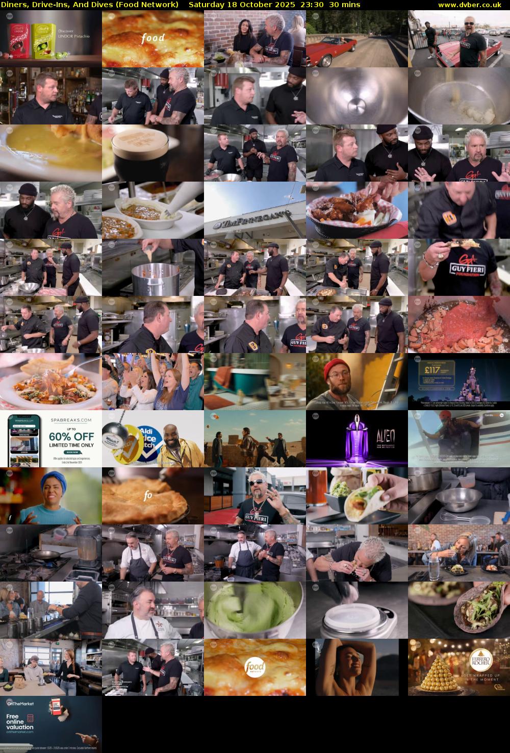 Diners, Drive-Ins, And Dives (Food Network) Saturday 18 October 2025 23:30 - 00:00