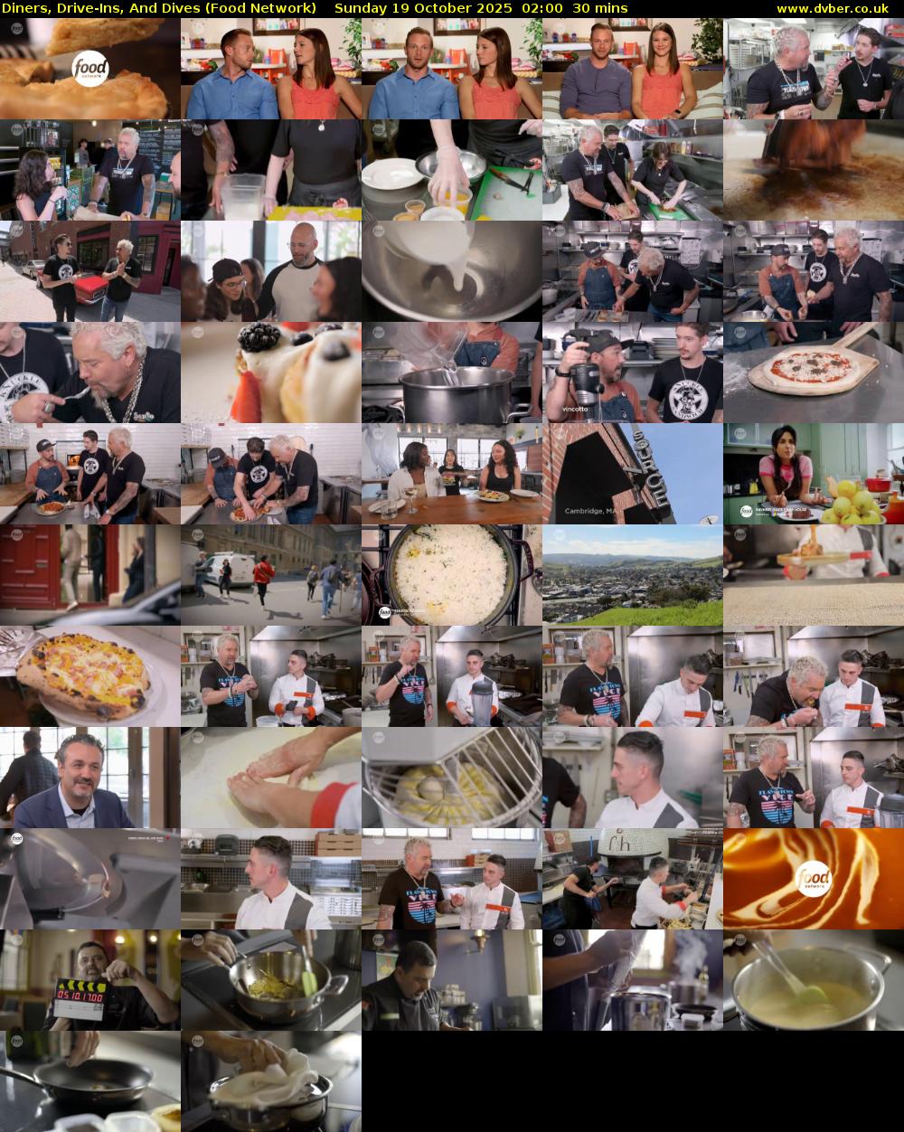 Diners, Drive-Ins, And Dives (Food Network) Sunday 19 October 2025 02:00 - 02:30