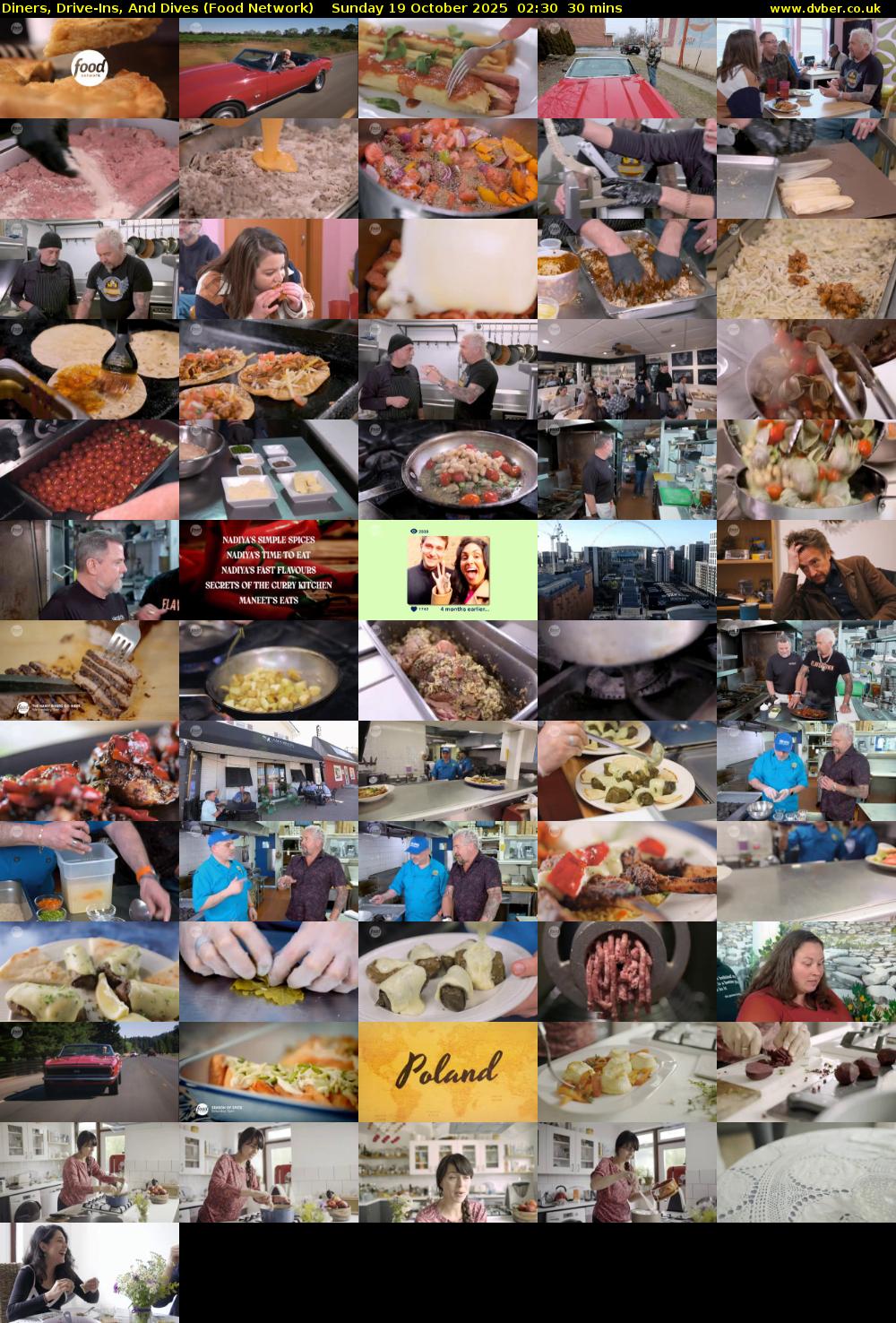 Diners, Drive-Ins, And Dives (Food Network) Sunday 19 October 2025 02:30 - 03:00