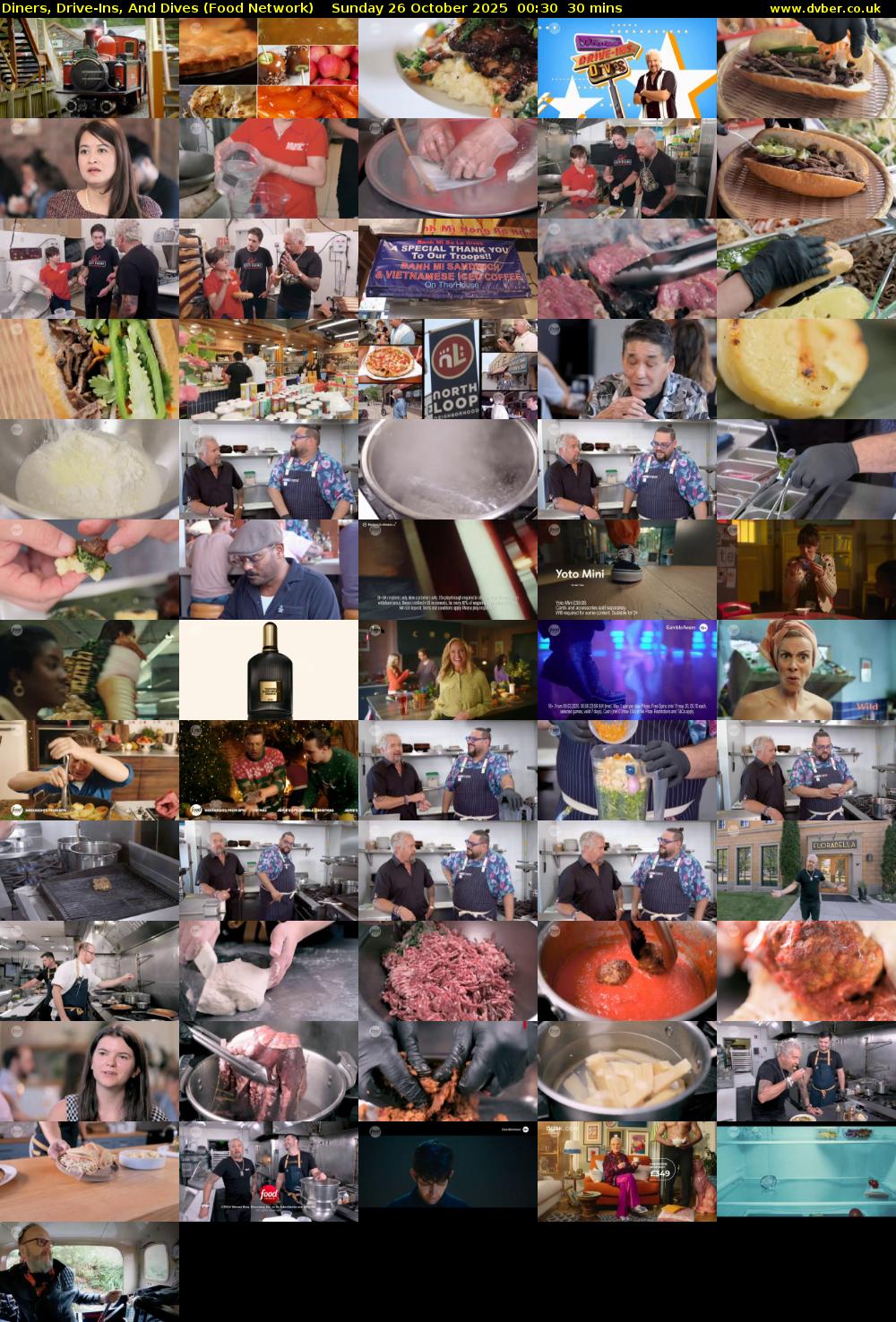 Diners, Drive-Ins, And Dives (Food Network) Sunday 26 October 2025 00:30 - 01:00