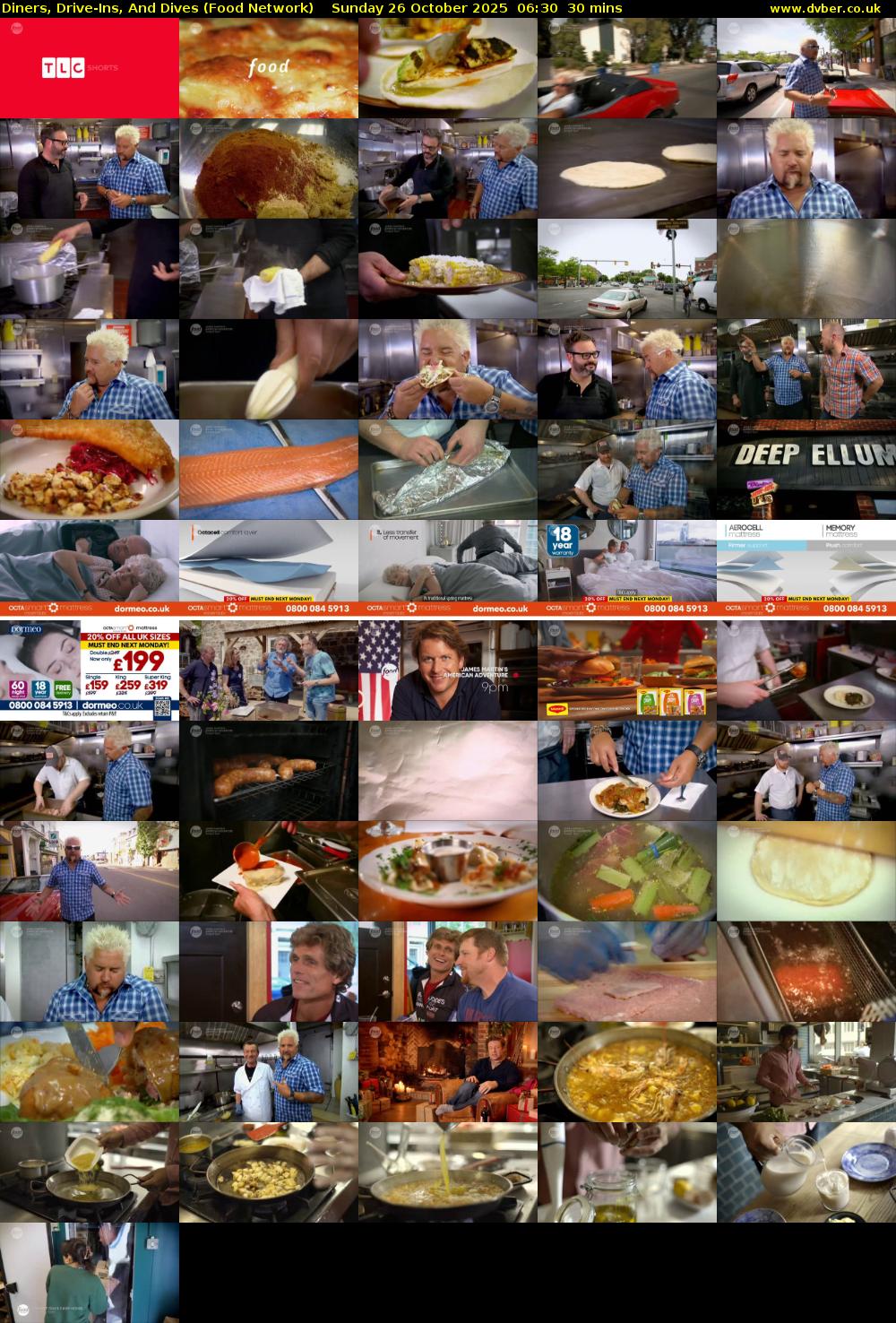 Diners, Drive-Ins, And Dives (Food Network) Sunday 26 October 2025 06:30 - 07:00