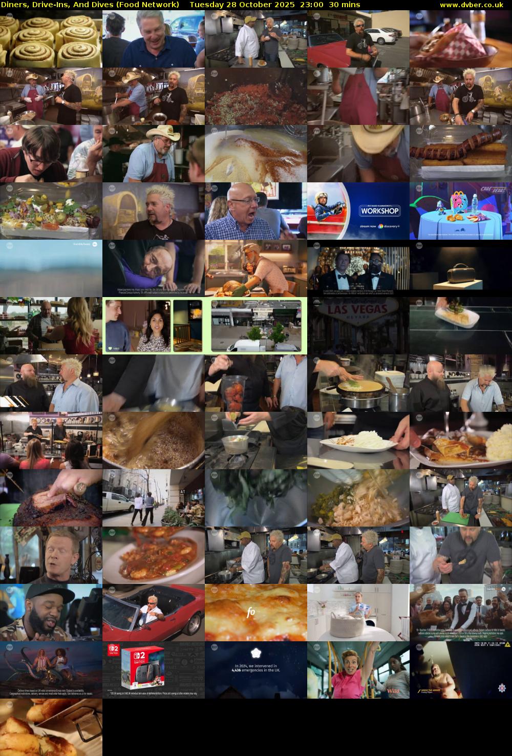 Diners, Drive-Ins, And Dives (Food Network) Tuesday 28 October 2025 23:00 - 23:30