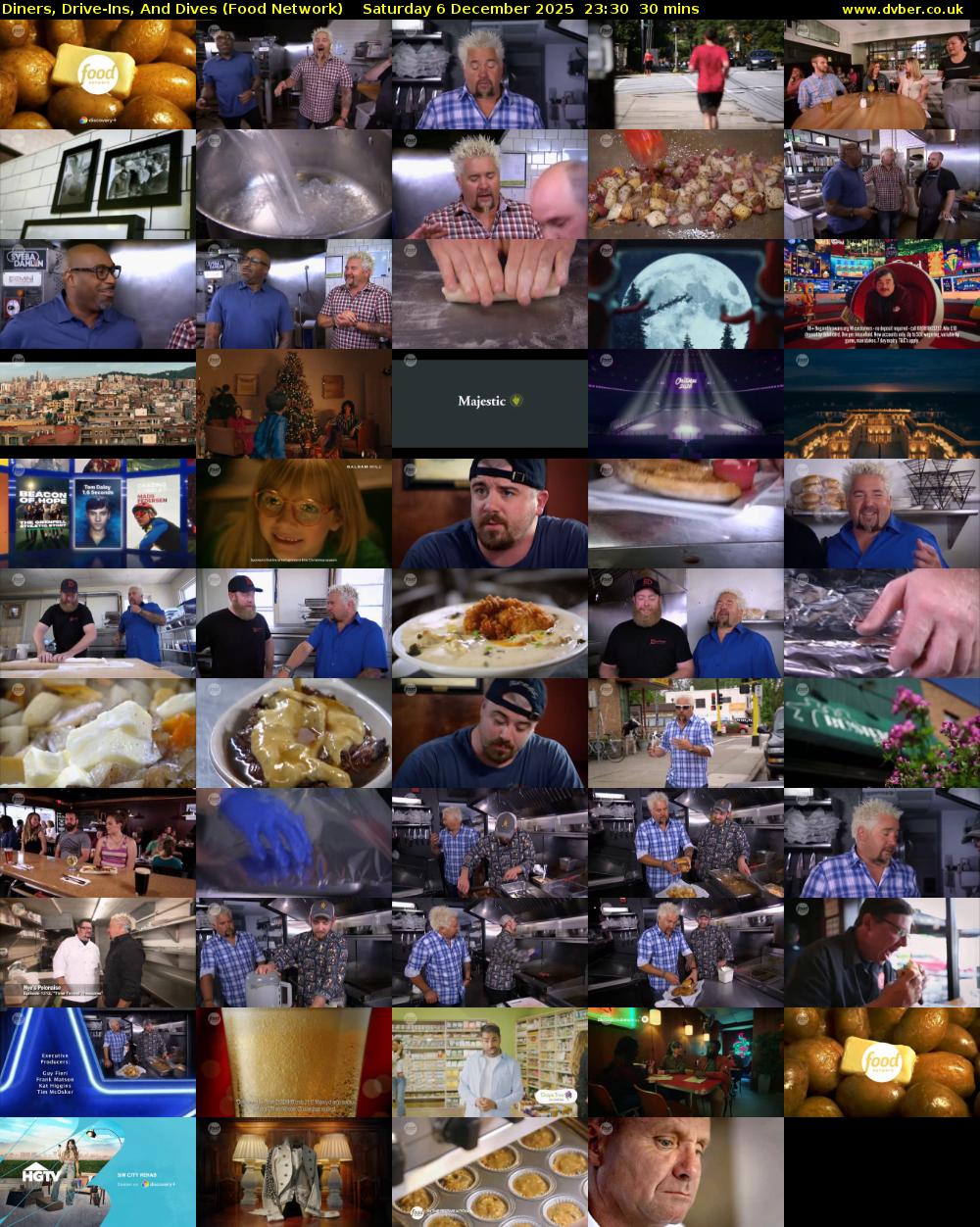 Diners, Drive-Ins, And Dives (Food Network) Saturday 6 December 2025 23:30 - 00:00