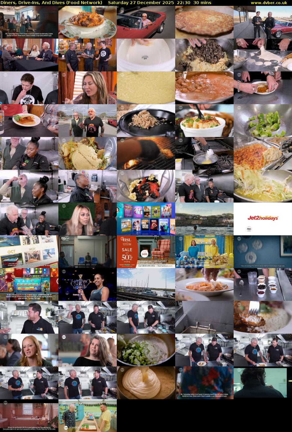Diners, Drive-Ins, And Dives (Food Network) Saturday 27 December 2025 22:30 - 23:00