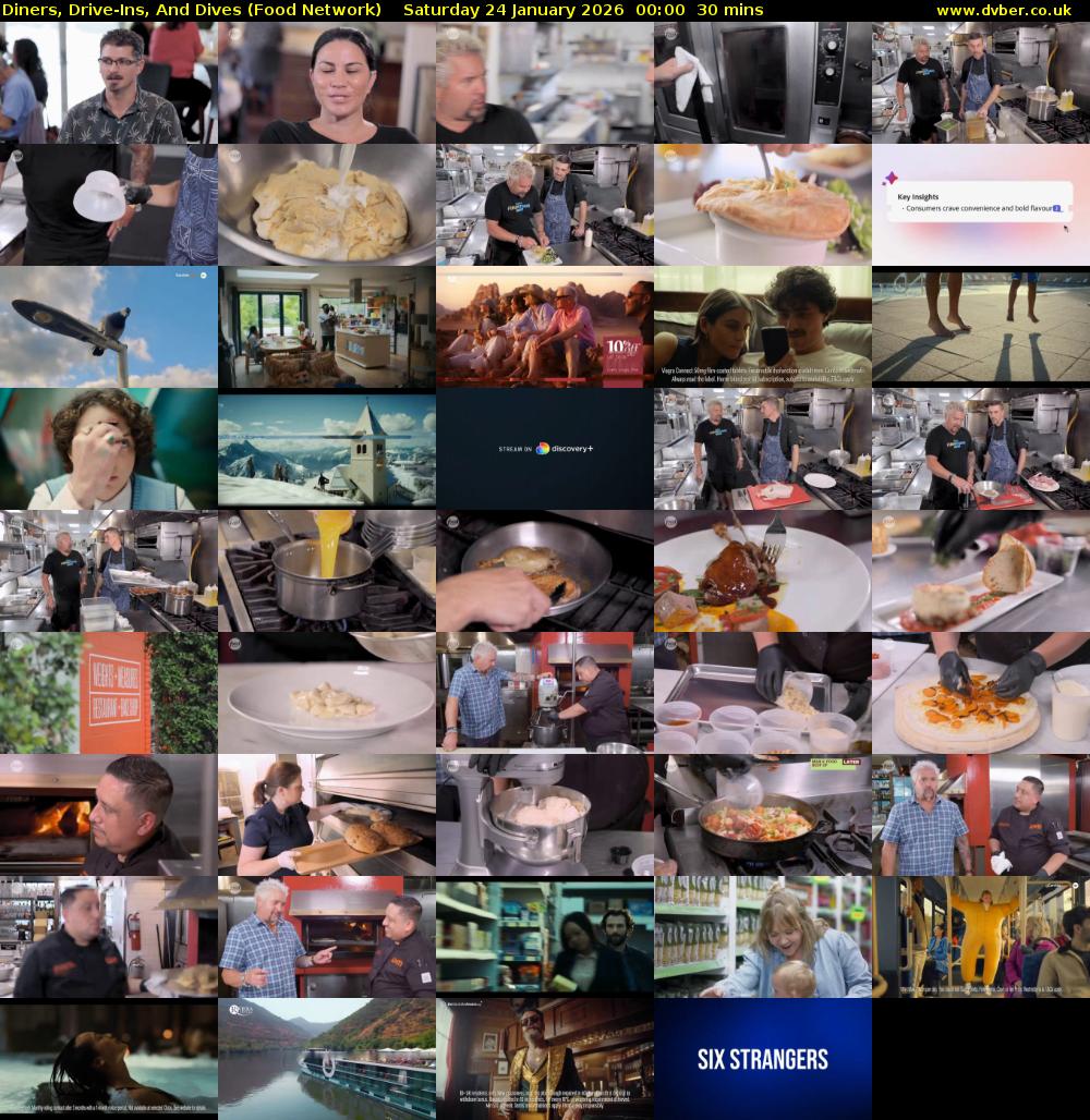 Diners, Drive-Ins, And Dives (Food Network) Saturday 24 January 2026 00:00 - 00:30