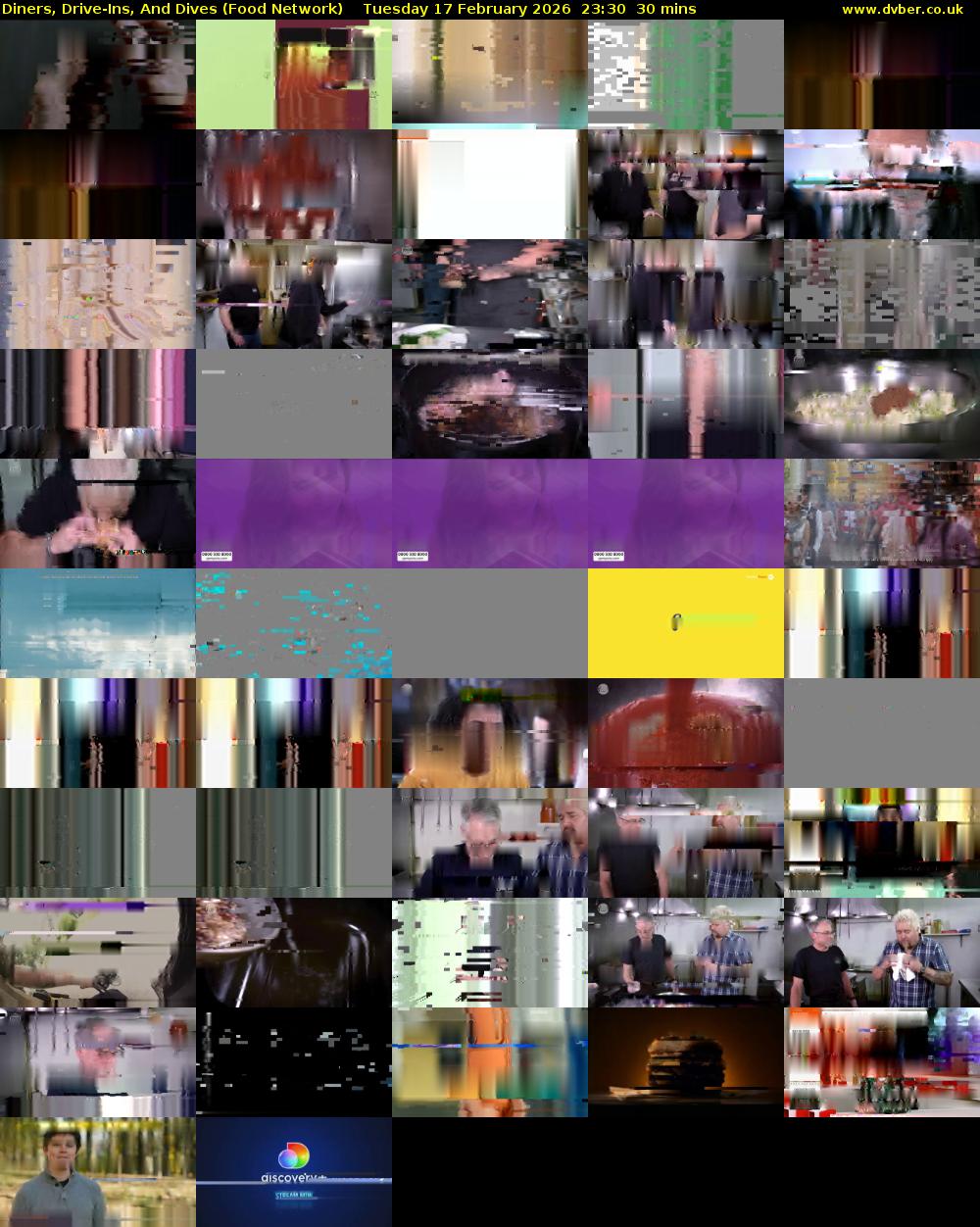 Diners, Drive-Ins, And Dives (Food Network) Tuesday 17 February 2026 23:30 - 00:00