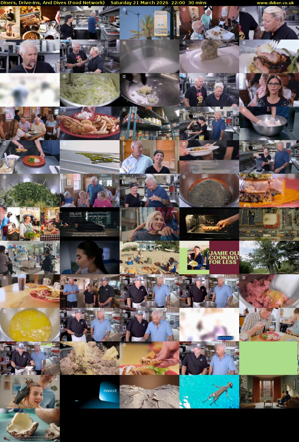 Diners, Drive-Ins, And Dives (Food Network) Saturday 21 March 2026 22:00 - 22:30