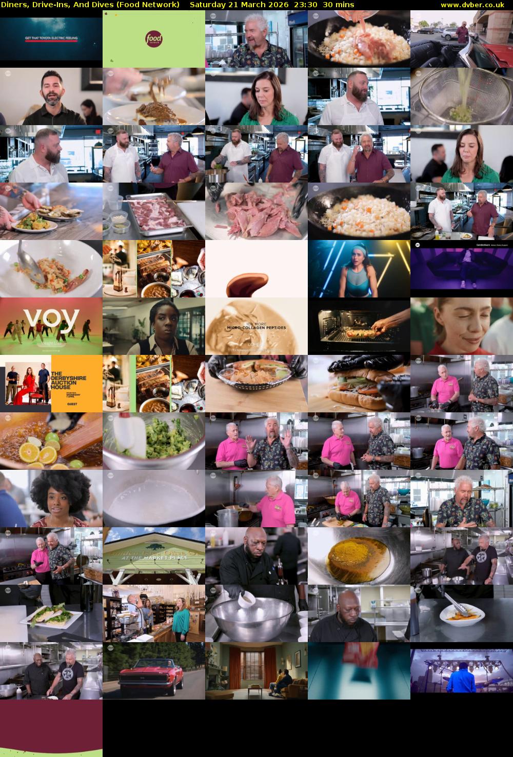 Diners, Drive-Ins, And Dives (Food Network) Saturday 21 March 2026 23:30 - 00:00
