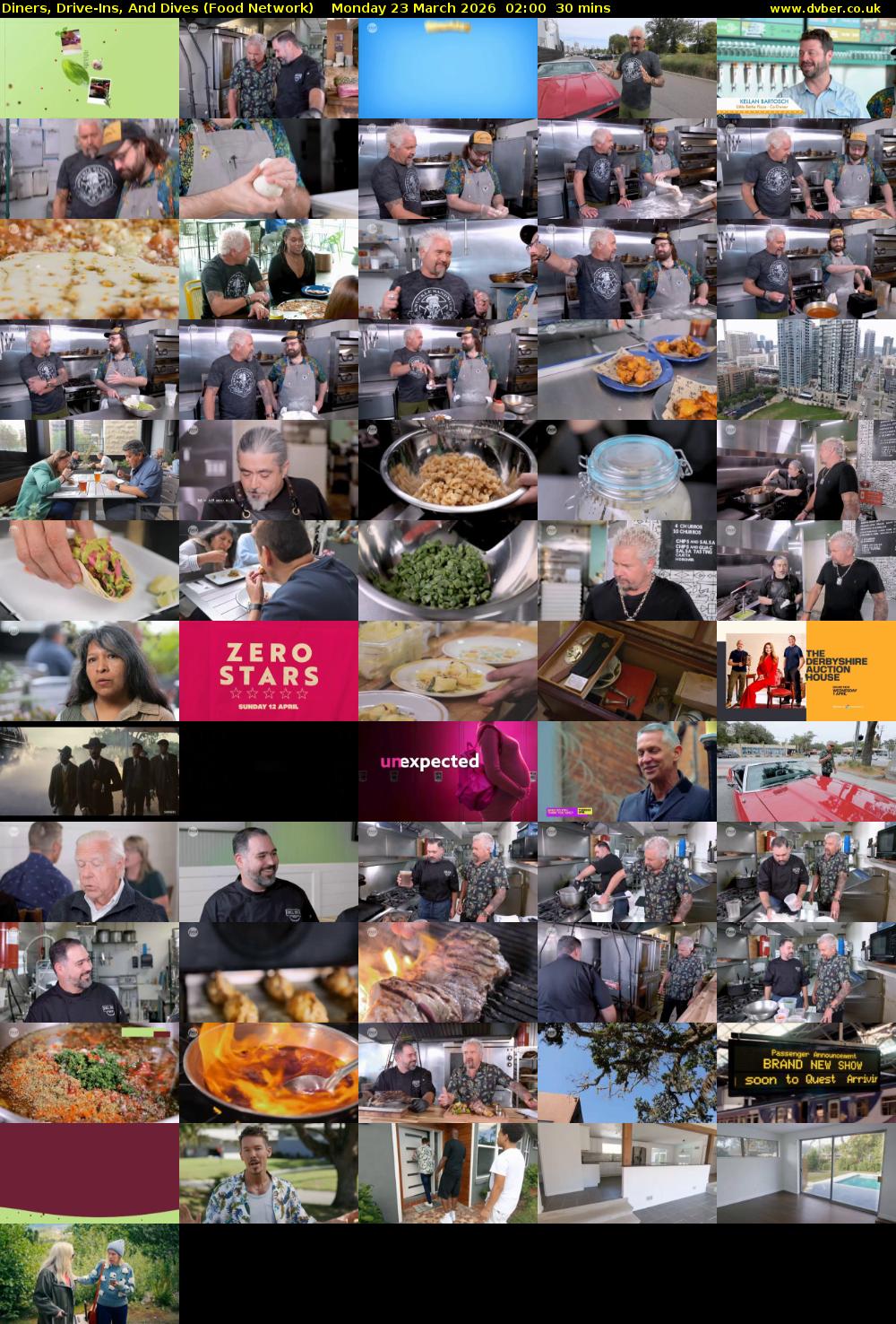 Diners, Drive-Ins, And Dives (Food Network) Monday 23 March 2026 02:00 - 02:30