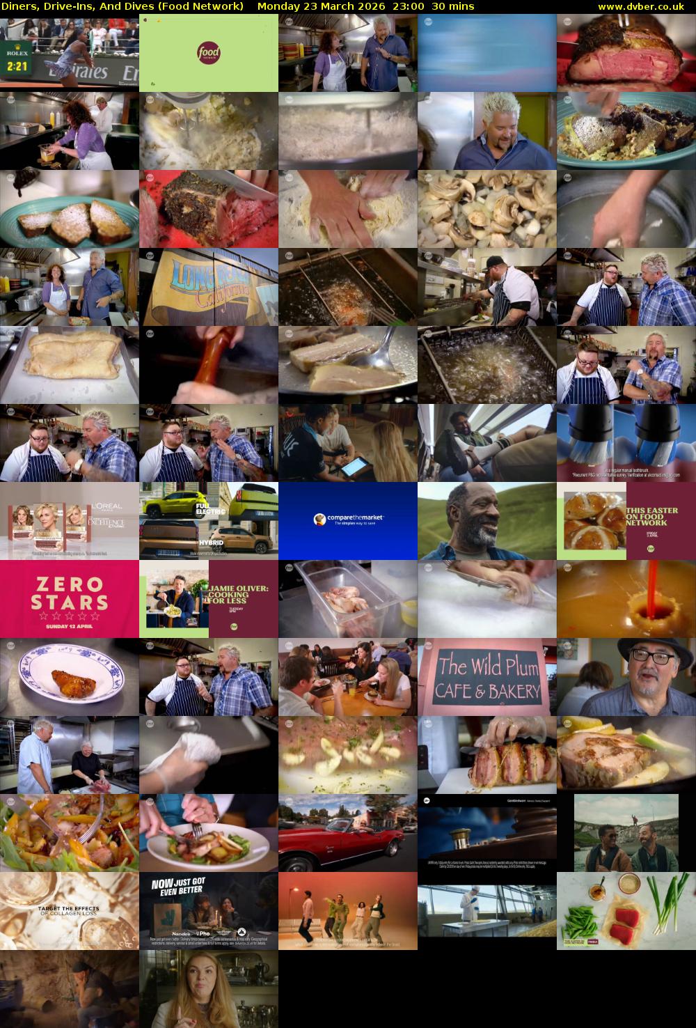 Diners, Drive-Ins, And Dives (Food Network) Monday 23 March 2026 23:00 - 23:30