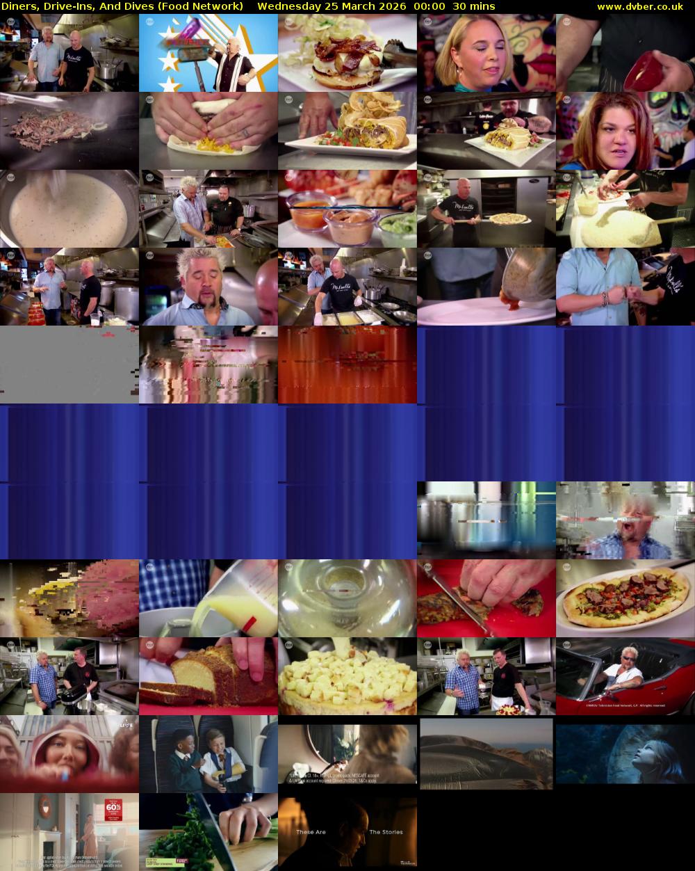 Diners, Drive-Ins, And Dives (Food Network) Wednesday 25 March 2026 00:00 - 00:30