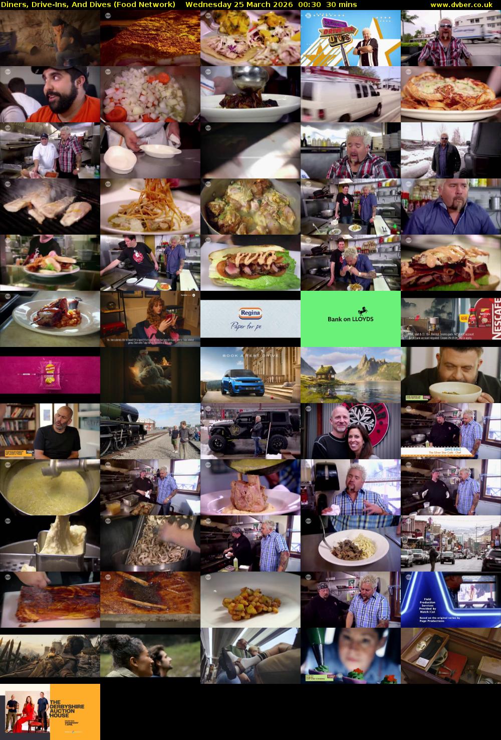 Diners, Drive-Ins, And Dives (Food Network) Wednesday 25 March 2026 00:30 - 01:00