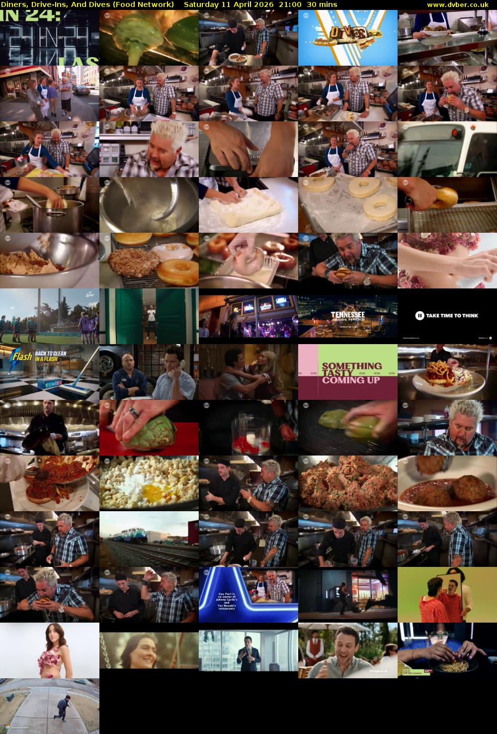 Diners, Drive-Ins, And Dives (Food Network) Saturday 11 April 2026 21:00 - 21:30