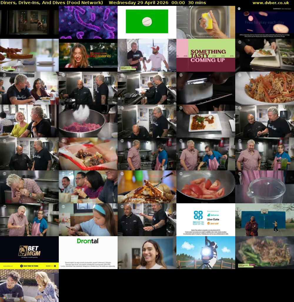 Diners, Drive-Ins, And Dives (Food Network) Wednesday 29 April 2026 00:00 - 00:30