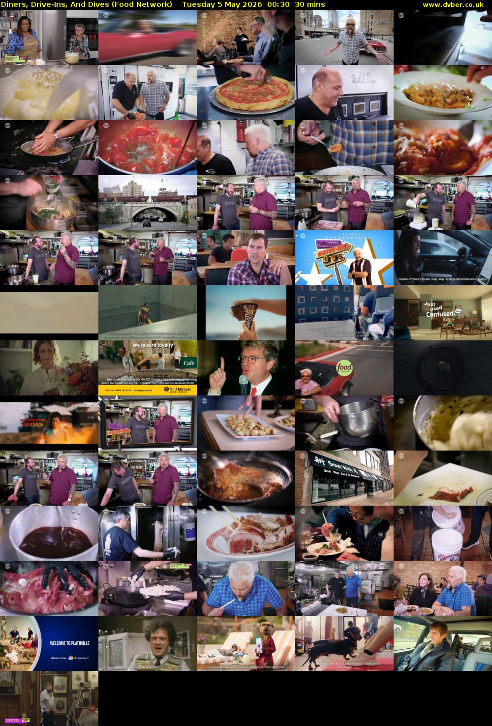 Diners, Drive-Ins, And Dives (Food Network) Tuesday 5 May 2026 00:30 - 01:00