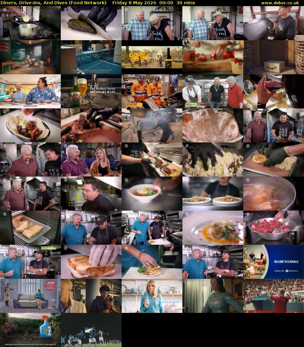 Diners, Drive-Ins, And Dives (Food Network) Friday 8 May 2026 00:00 - 00:30