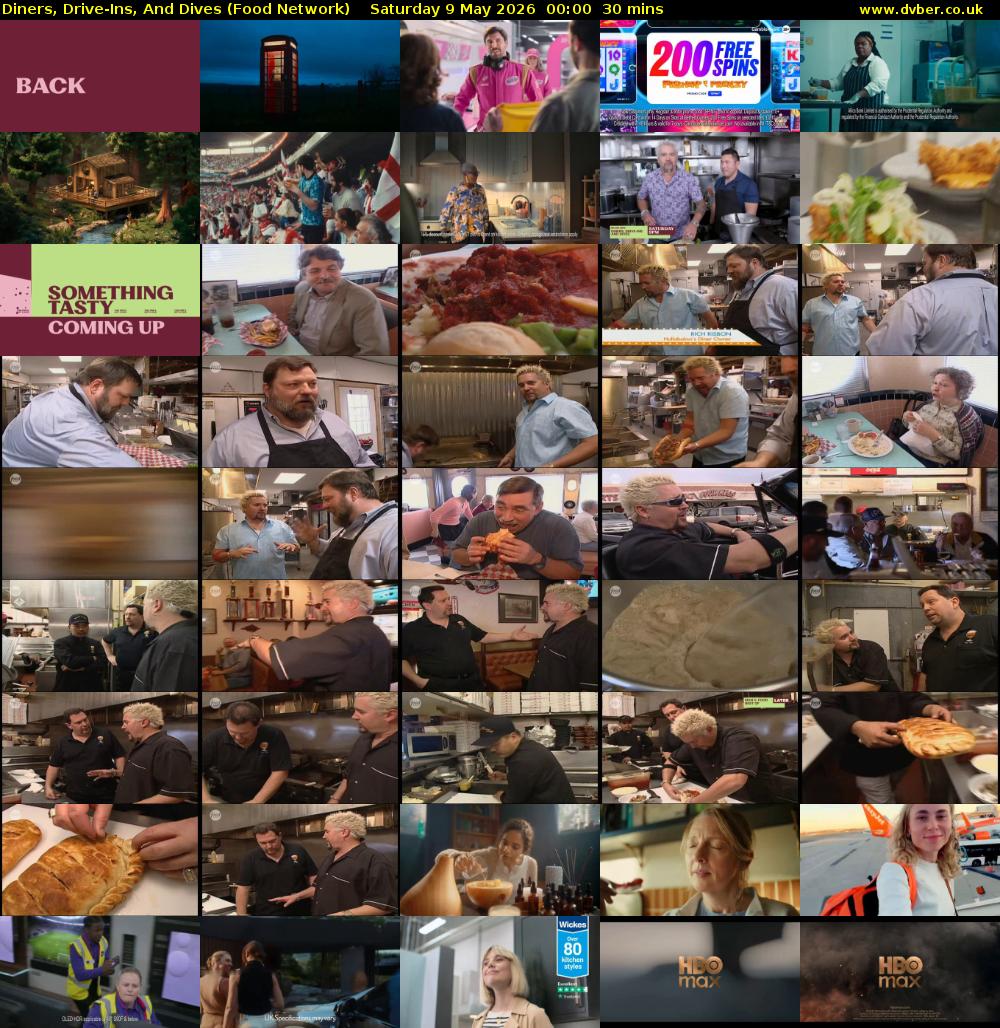 Diners, Drive-Ins, And Dives (Food Network) Saturday 9 May 2026 00:00 - 00:30