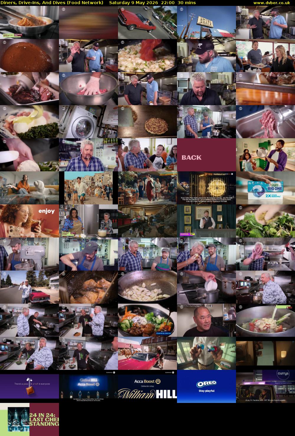 Diners, Drive-Ins, And Dives (Food Network) Saturday 9 May 2026 22:00 - 22:30