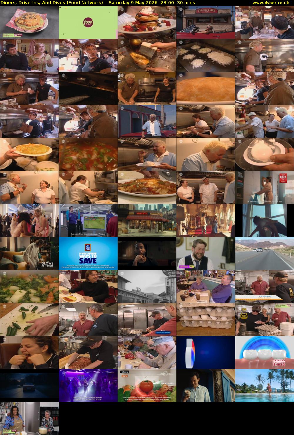 Diners, Drive-Ins, And Dives (Food Network) Saturday 9 May 2026 23:00 - 23:30