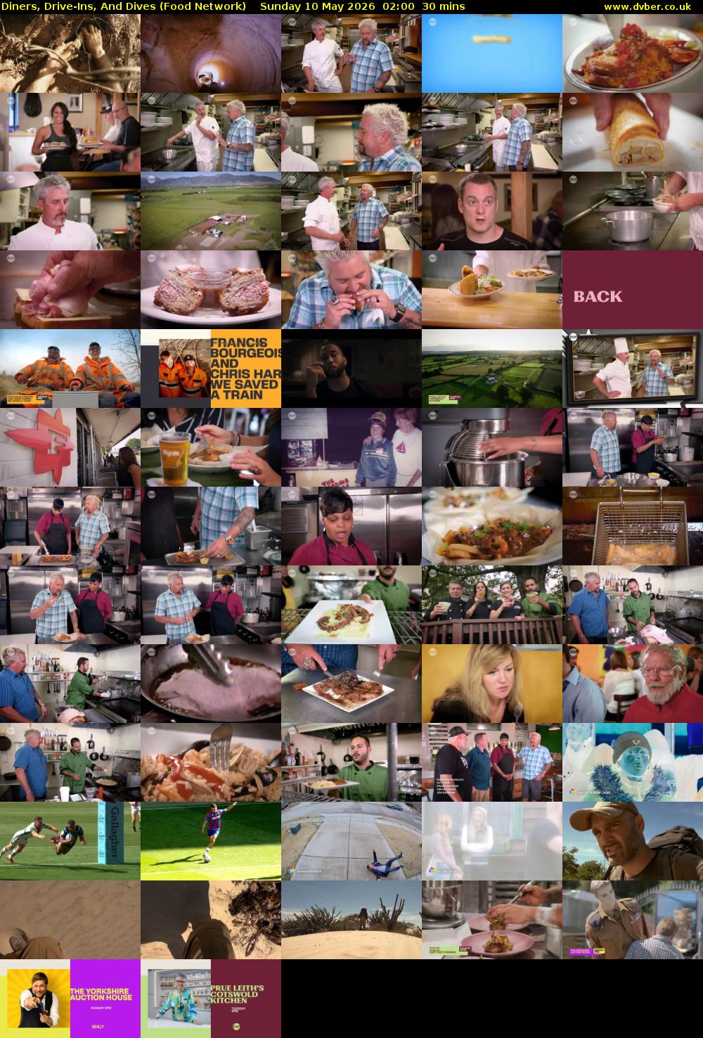 Diners, Drive-Ins, And Dives (Food Network) Sunday 10 May 2026 02:00 - 02:30