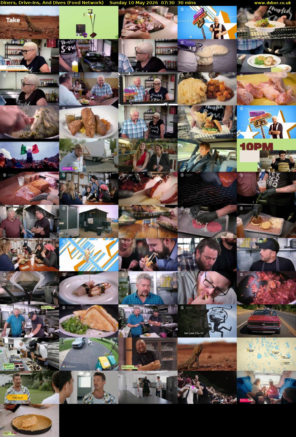 Diners, Drive-Ins, And Dives (Food Network) Sunday 10 May 2026 07:30 - 08:00