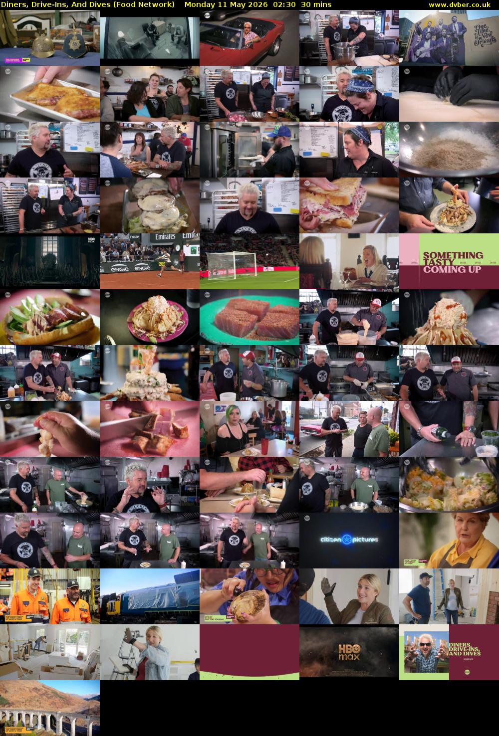 Diners, Drive-Ins, And Dives (Food Network) Monday 11 May 2026 02:30 - 03:00
