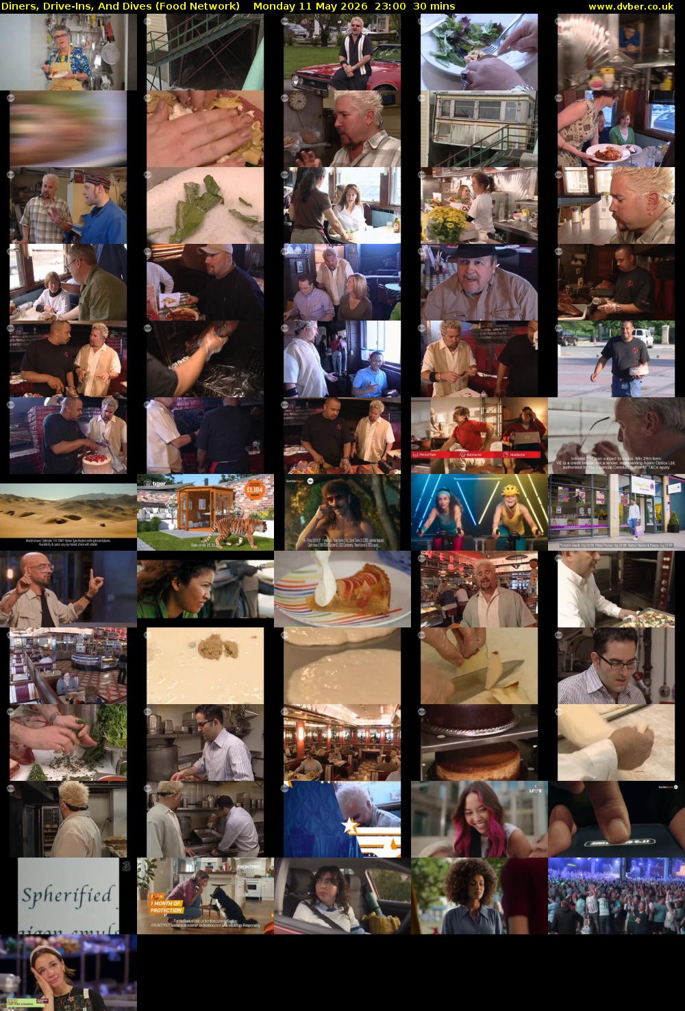 Diners, Drive-Ins, And Dives (Food Network) Monday 11 May 2026 23:00 - 23:30