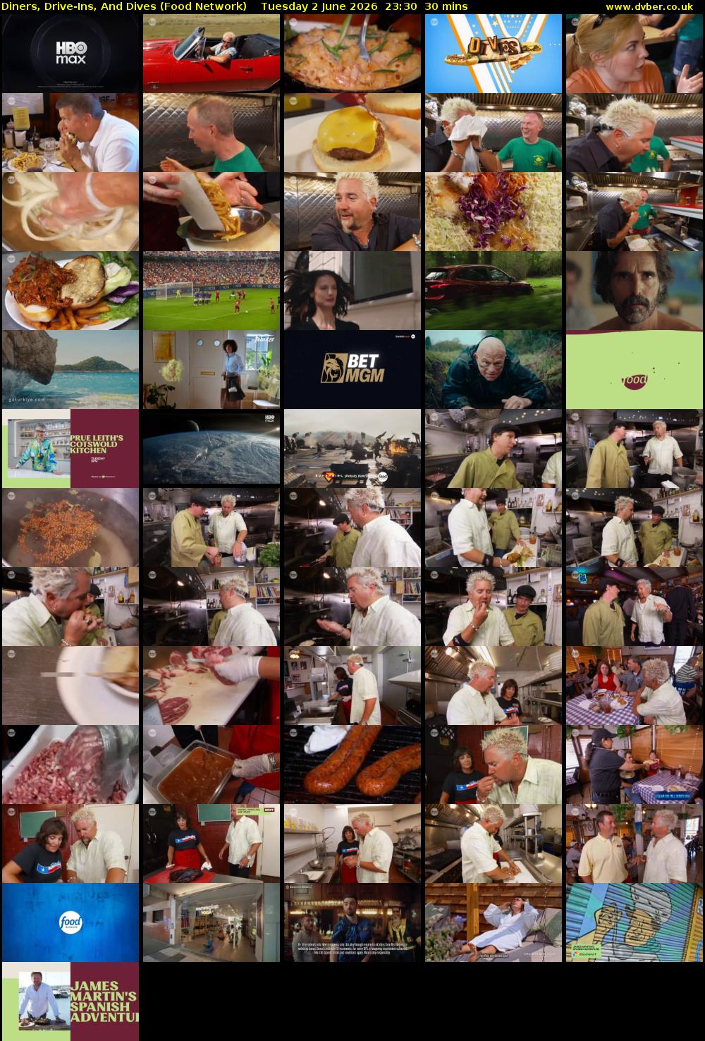 Diners, Drive-Ins, And Dives (Food Network) Tuesday 2 June 2026 23:30 - 00:00
