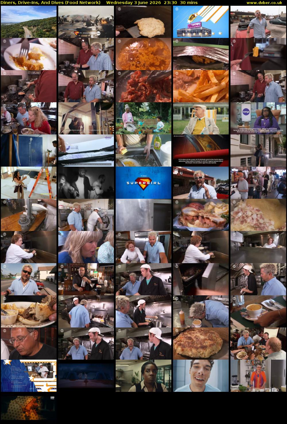 Diners, Drive-Ins, And Dives (Food Network) Wednesday 3 June 2026 23:30 - 00:00