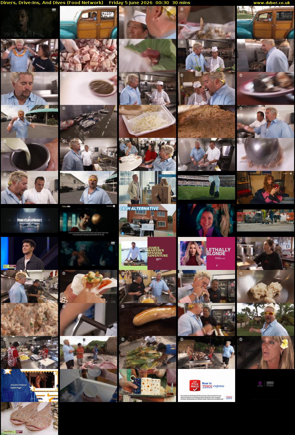 Diners, Drive-Ins, And Dives (Food Network) Friday 5 June 2026 00:30 - 01:00