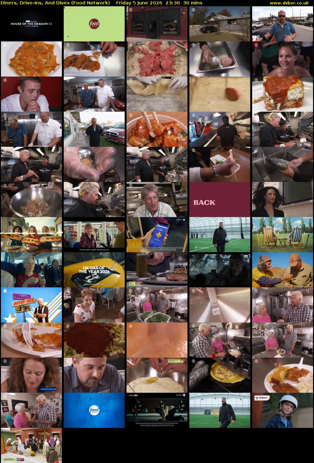 Diners, Drive-Ins, And Dives (Food Network) Friday 5 June 2026 23:30 - 00:00