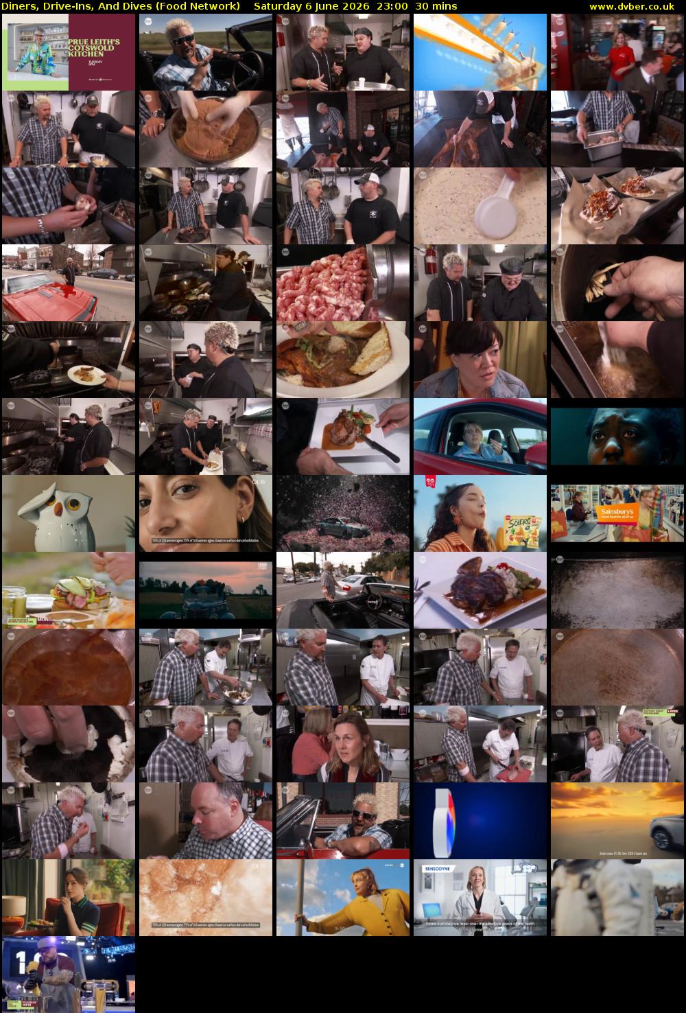 Diners, Drive-Ins, And Dives (Food Network) Saturday 6 June 2026 23:00 - 23:30