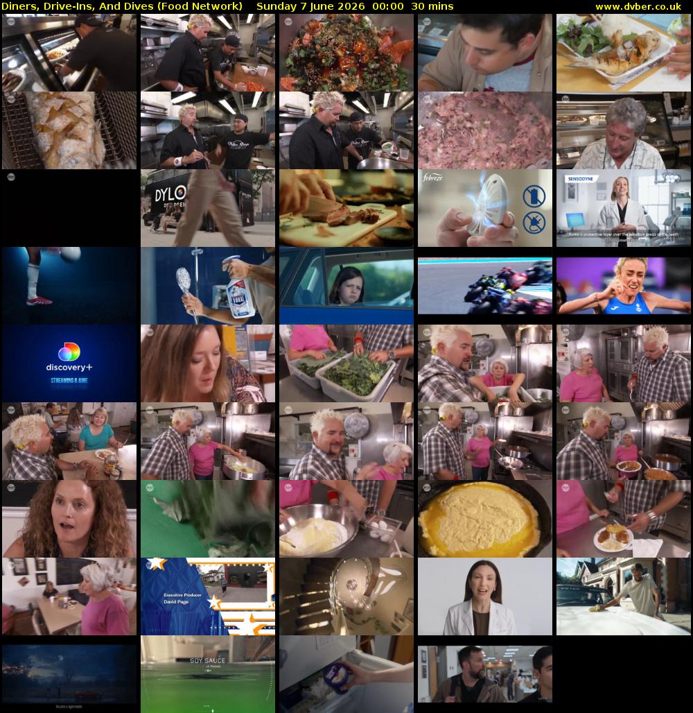 Diners, Drive-Ins, And Dives (Food Network) Sunday 7 June 2026 00:00 - 00:30