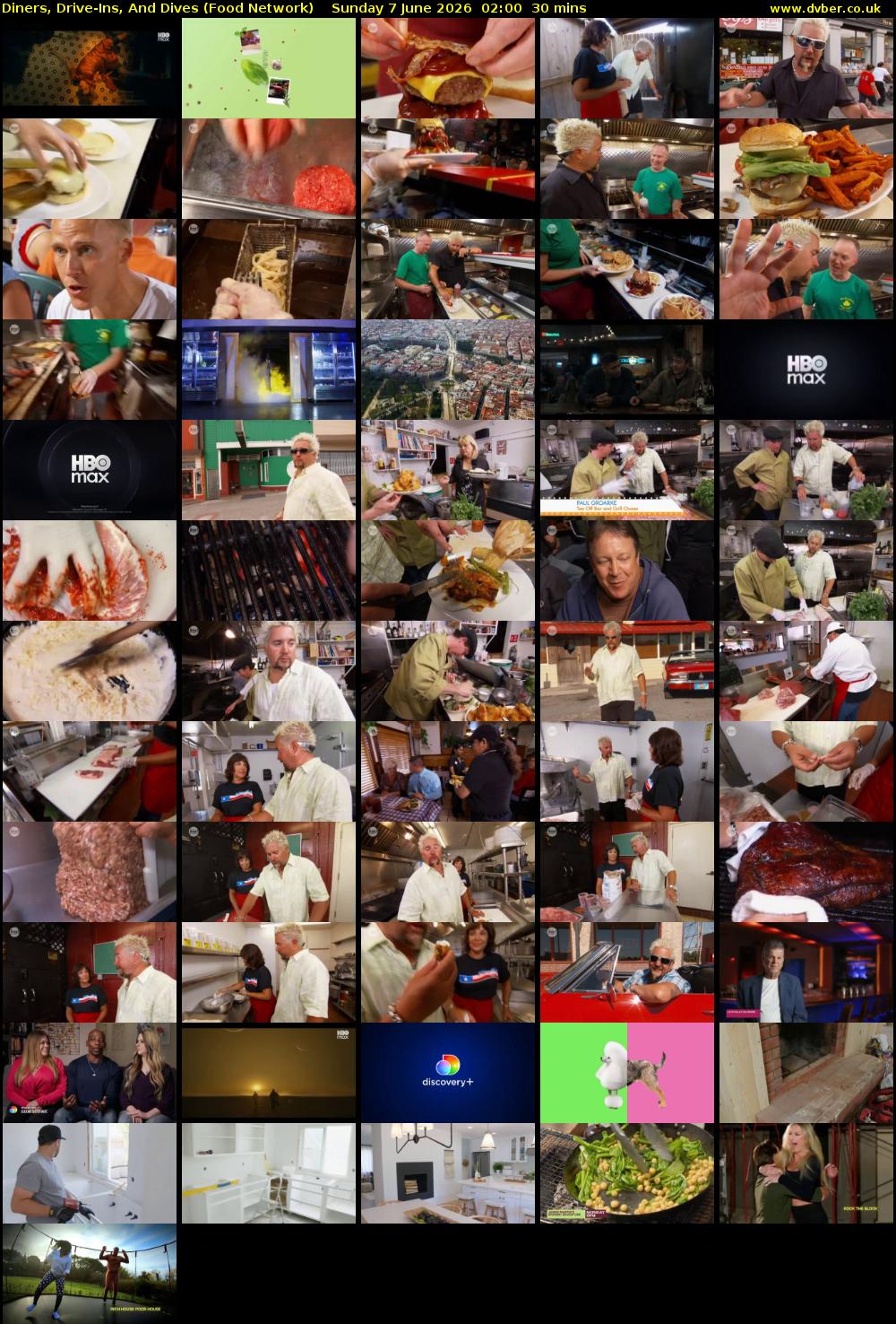 Diners, Drive-Ins, And Dives (Food Network) Sunday 7 June 2026 02:00 - 02:30
