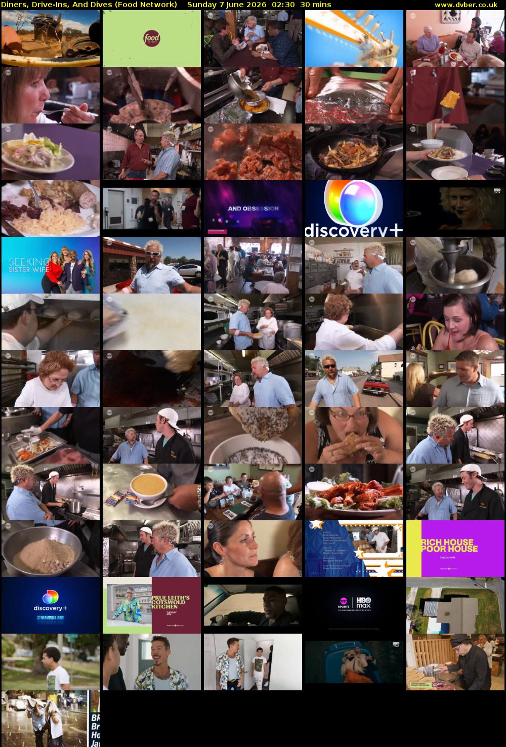 Diners, Drive-Ins, And Dives (Food Network) Sunday 7 June 2026 02:30 - 03:00