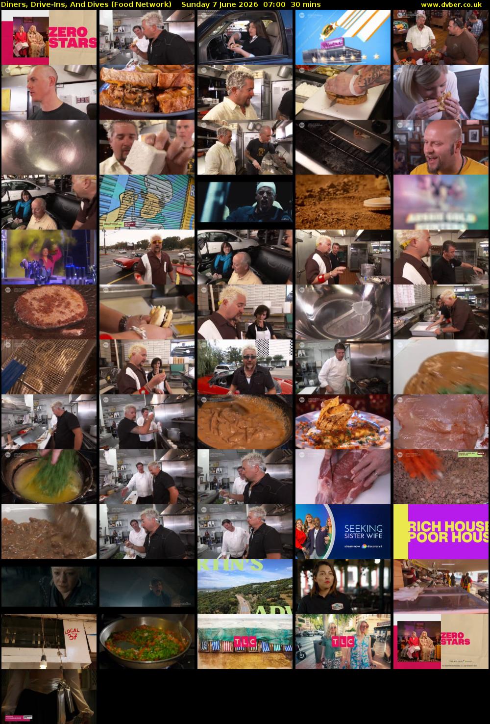 Diners, Drive-Ins, And Dives (Food Network) Sunday 7 June 2026 07:00 - 07:30