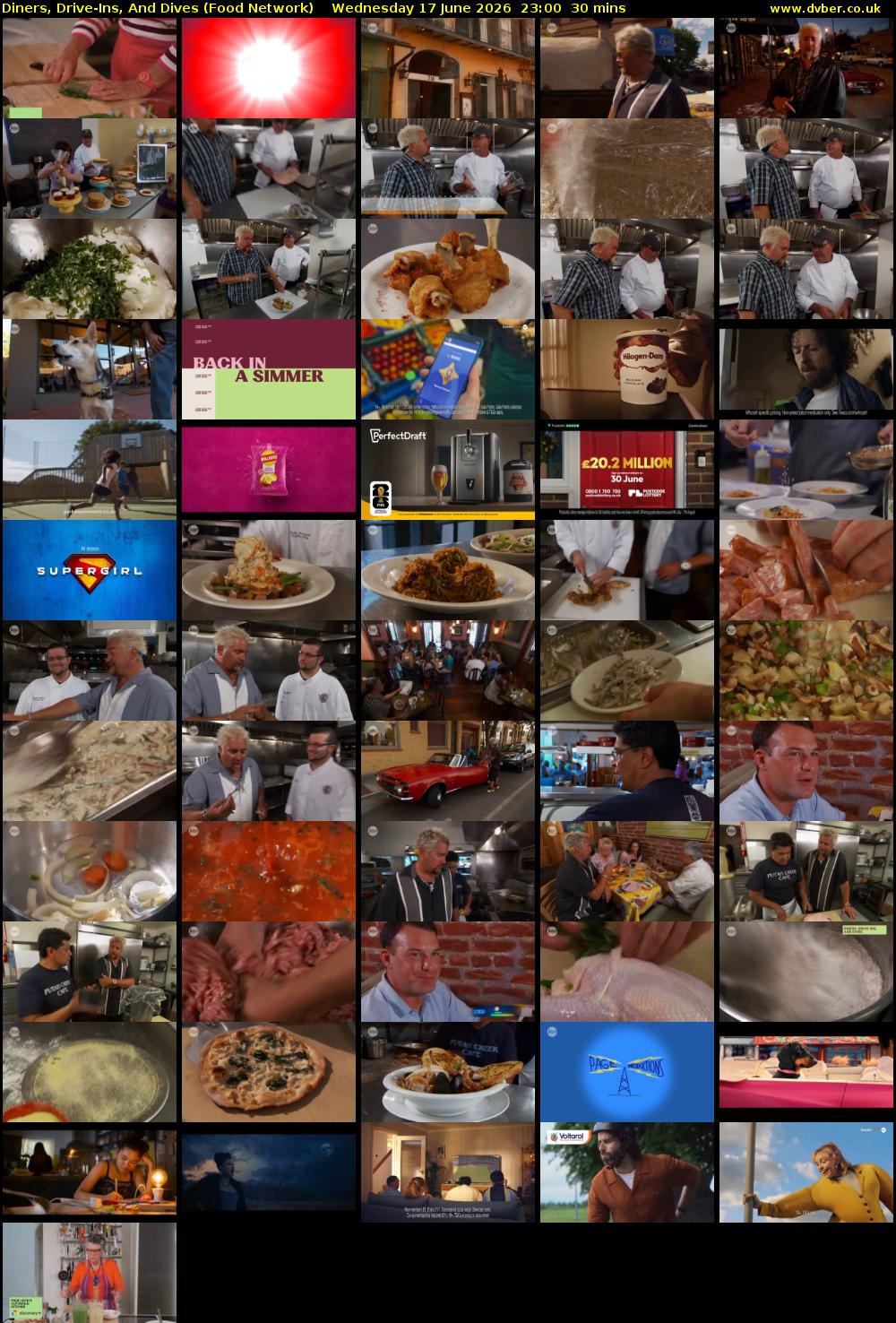 Diners, Drive-Ins, And Dives (Food Network) Wednesday 17 June 2026 23:00 - 23:30