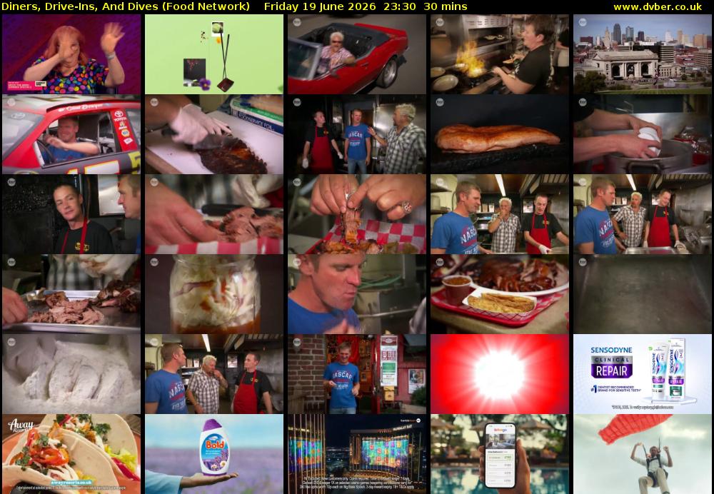 Diners, Drive-Ins, And Dives (Food Network) Friday 19 June 2026 23:30 - 00:00