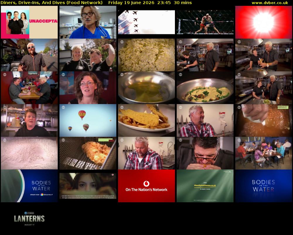 Diners, Drive-Ins, And Dives (Food Network) Friday 19 June 2026 23:45 - 00:15