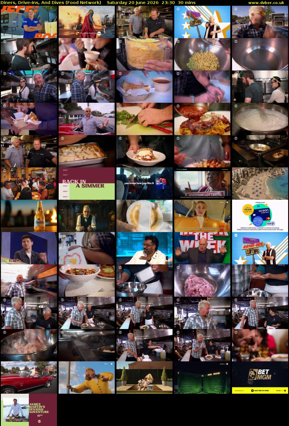 Diners, Drive-Ins, And Dives (Food Network) Saturday 20 June 2026 23:30 - 00:00