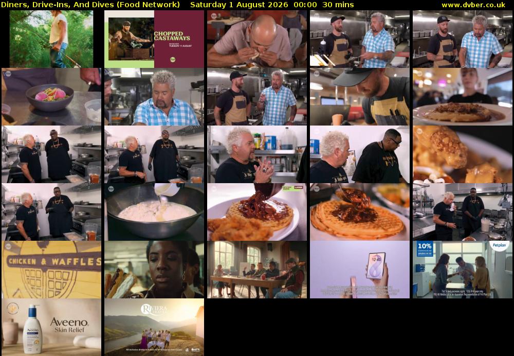 Diners, Drive-Ins, And Dives (Food Network) Saturday 1 August 2026 00:00 - 00:30