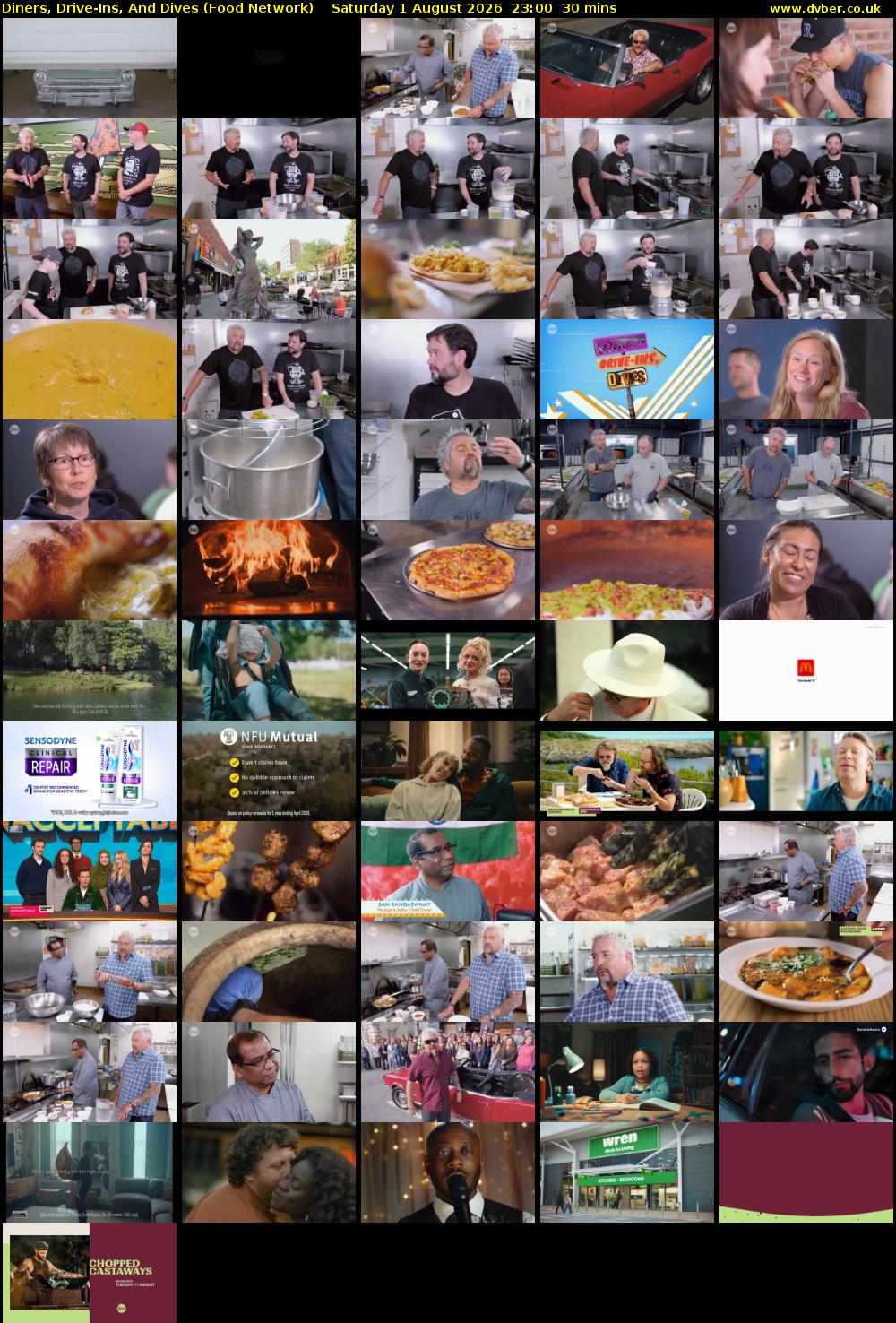 Diners, Drive-Ins, And Dives (Food Network) Saturday 1 August 2026 23:00 - 23:30